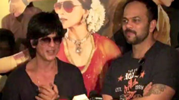 SRK-Rohit Shetty Promote ‘Chennai Express’ At Cinemax, G7