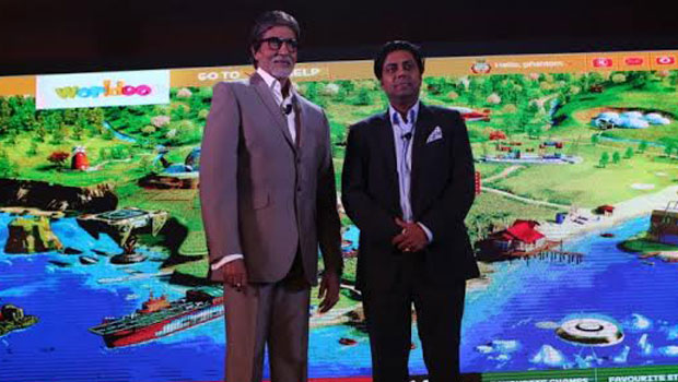 Amitabh Bachchan At The Launch Of Worldoo.com