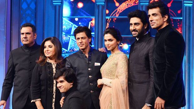 Shah Rukh, Abhishek, Sonu, Vivaan, Boman’s Mad Dance At Happy New Year Music Launch