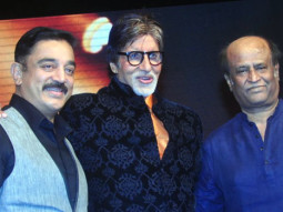 Amitabh Bachchan – Kamal Haasan – Rajinikanth At The Audio Release Of ‘Shamitabh’