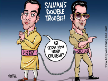 Bollywood Toons:  Salman Khan’s double-trouble