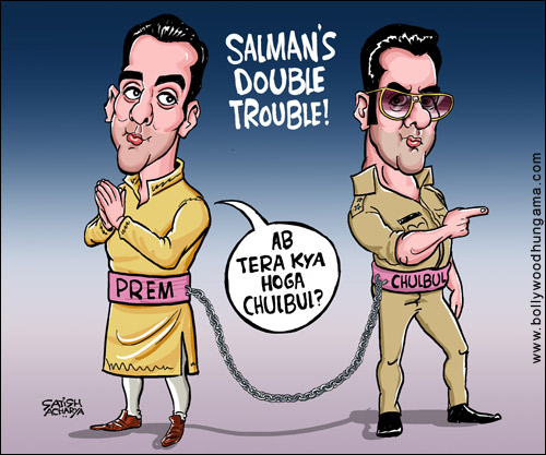 Bollywood Toons: Salman Khan's double-trouble - Bollywood Hungama