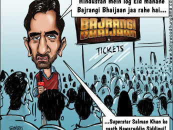 Bollywood Toons: Superstar Salman ke saath Nawazuddin Siddiqui Bollywood Toons: Superstar Salman ke saath Nawazuddin Siddiqui