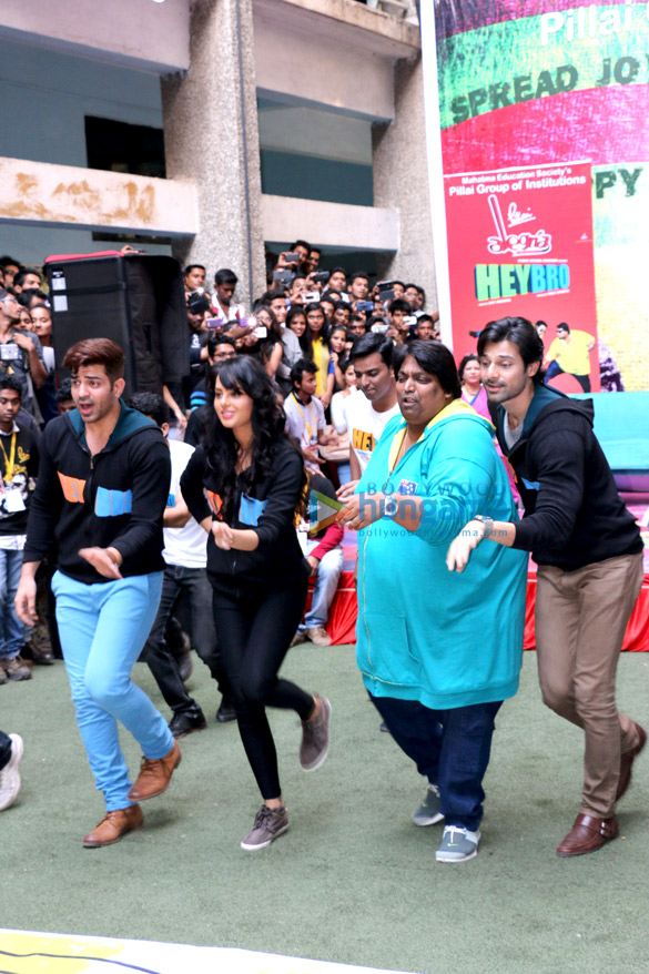 promotion of hey bro at the pillai college festival alegria 2