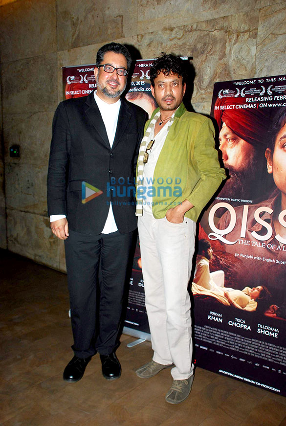 tisca chopra irrfan khan grace the special screening of qissa 4