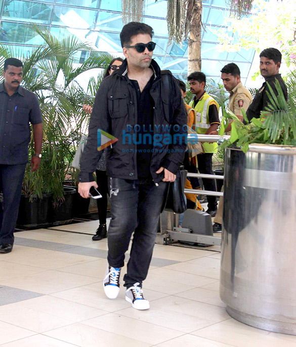 ranbir kapoor anushka sharma karan johar snapped at the airport 8