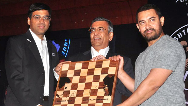 Aamir Khan, Viswanathan Anand Launch ‘3rd Maharashtra Chess League’