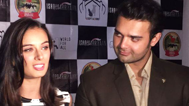 Mahaakshay Chakraborty-Evelyn Sharma Promote ‘Adoptazione’