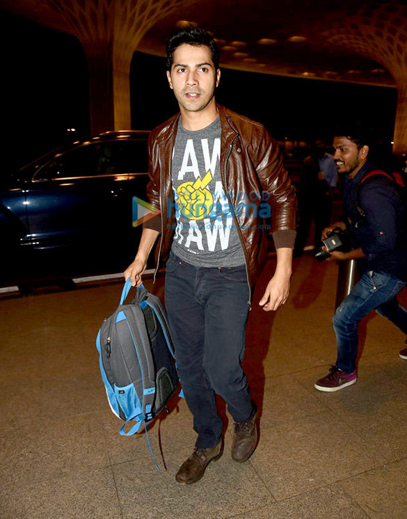 varun dhawan departs for dishoom schedule 4