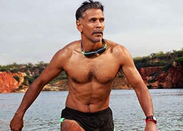 Milind Soman wins the Ironman Triathlon