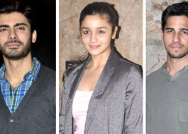 Fawad Khan, Alia Bhatt and Sidharth Malhotra to sing in Kapoor & Sons