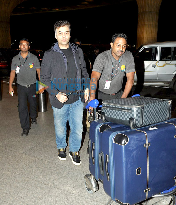 karan johar leaves for ae dil hai mushkil shoot in london 7