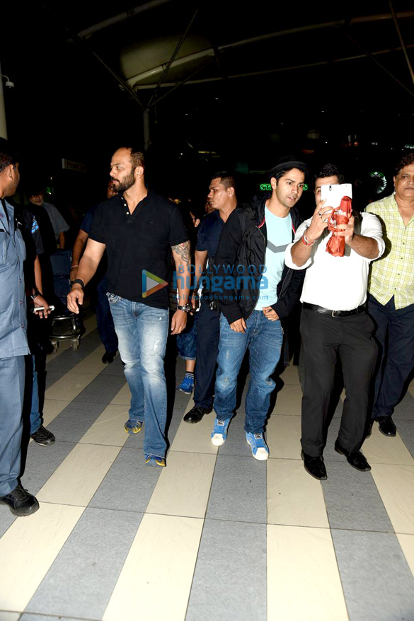 varun dhawan rohit shetty return post dilwale hyderabad shoot 2