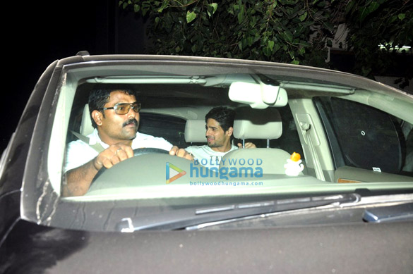 sidharth malhotra alia bhatt snapped post the screening of shaandaar 2