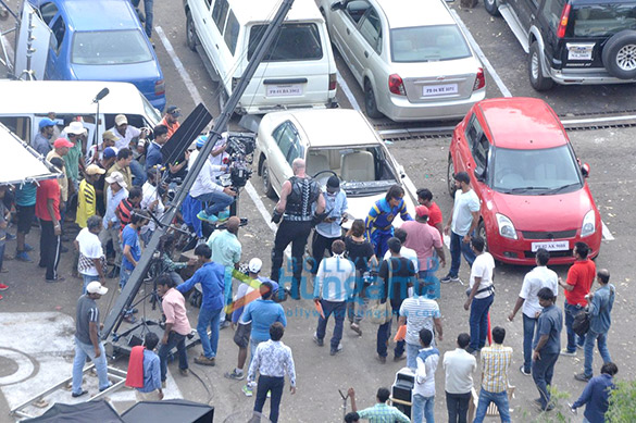 tigers shroff snapped in action on the sets of a flying jatt 11