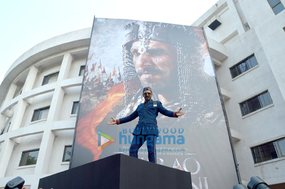 ranveer singh unveils the official poster of bajirao from bajirao mastani 7