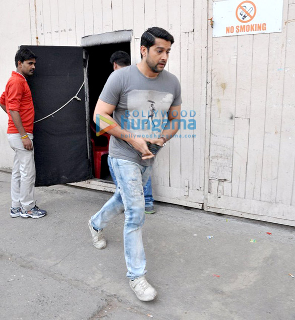 the cast of great grand masti snapped on the sets of the film at mehboob studio 6