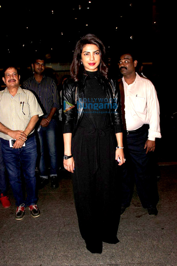 priyanka chopra returns from quantico shoot to promote bajirao mastani 5