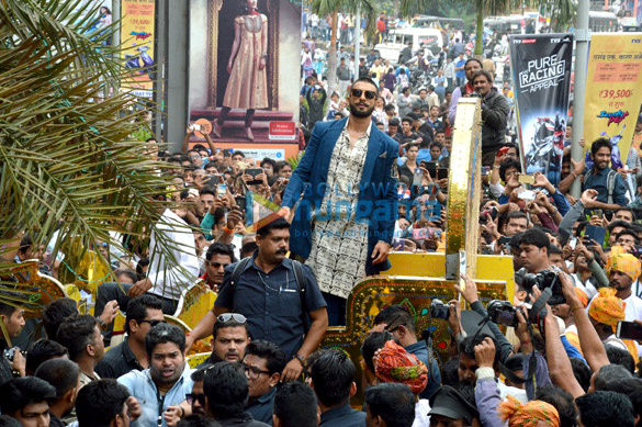 ranveer singh launch the victory song malhari from bajirao mastani in bhopal 6