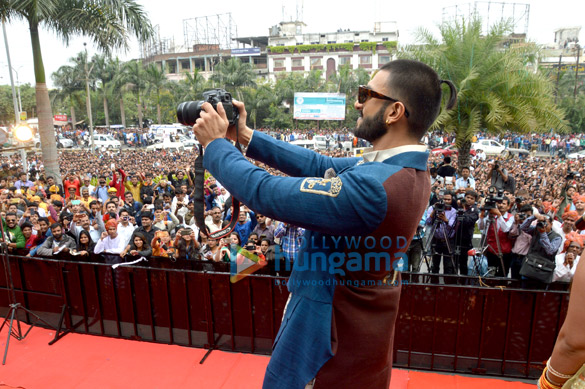 ranveer singh launch the victory song malhari from bajirao mastani in bhopal 3