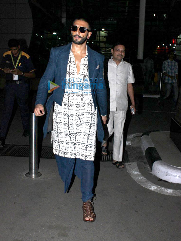 ranveer singh arrives back from bhopal bajirao mastani promotions 7