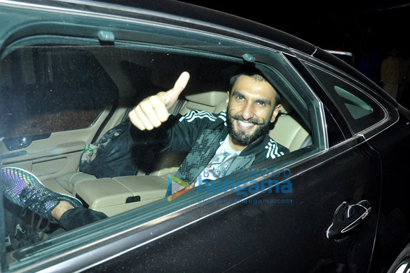 ranveer singh and others snapped at the special screening of bajirao mastani 2