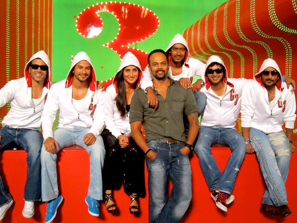 on the sets of golmaal 3 3