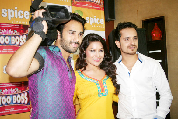 press conference of bittoo boss at spice world mall in noida 5