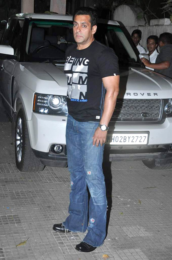 salman khan at the special screening of bittoo boss 12