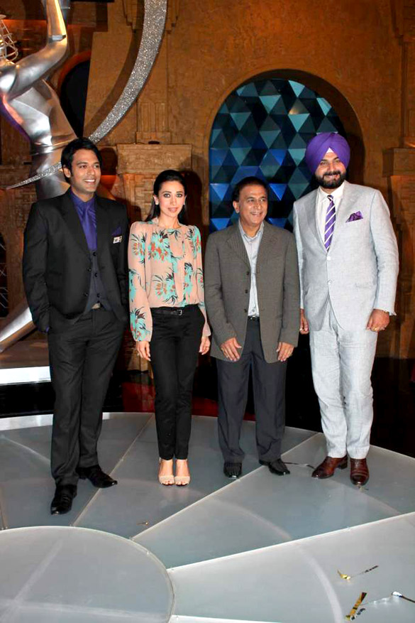 karisma kapoor on the sets of sony max 4