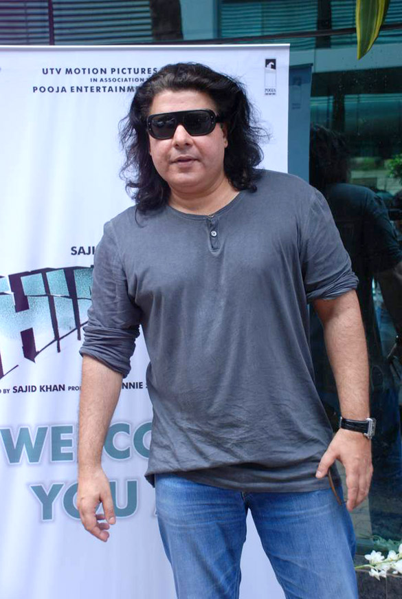 ajay devgn sajid khan at the song recording of himmatwala 13