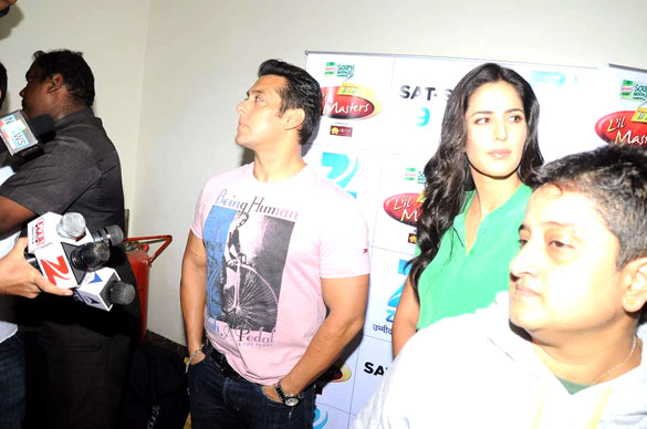 salman and katrina on the sets of did lil masters 3
