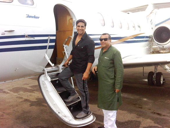 akshay paresh visit ahmedabad to promote omg oh my god 2