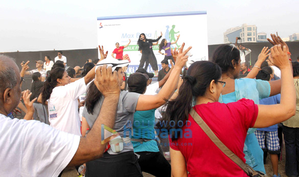 celebs support max bupas india walks for health 8