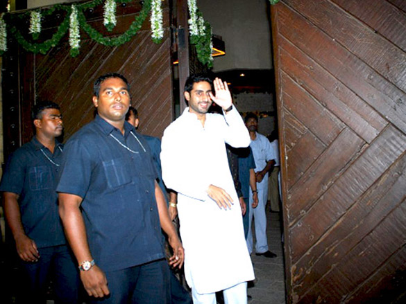 abhishek on the occasion of his birthday snapped outside his home 9