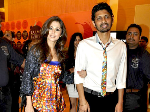 celina and dino grace manish malhotra show at lakme fashion week 2010 6