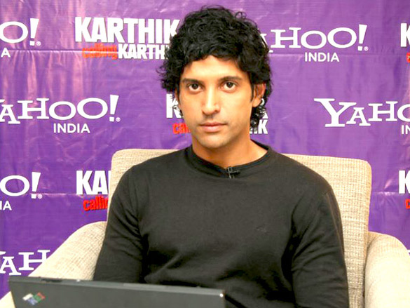 farhan akhtar at yahoo karthik calling karthik tie up media meet 3