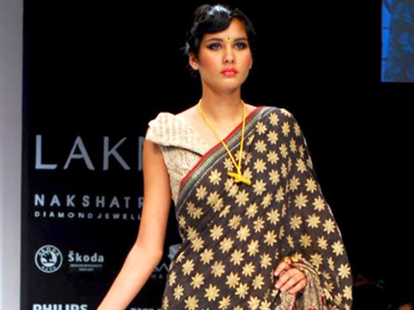 models walk the ramp at sashikant naidus show at lakme fashion week 2010 7