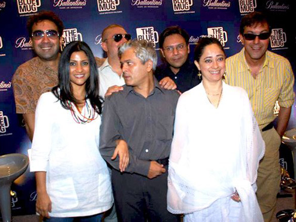 ranvir and konkona at the blue mug play press meet 2