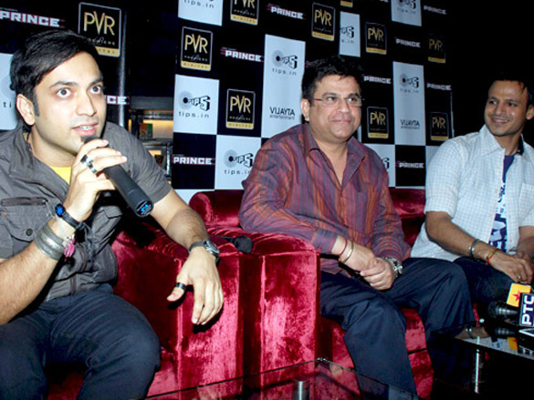 cast and crew grace the press conference of prince 2