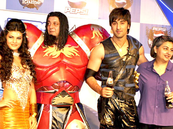 Ranbir, Sanjay Dutt and Jacqueline unveil Pepsi The Game