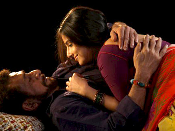on the sets of ishqiya