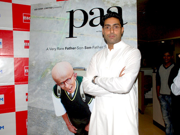 abhishek bachchan promotes his film paa at the big 92 7 fm studios 4