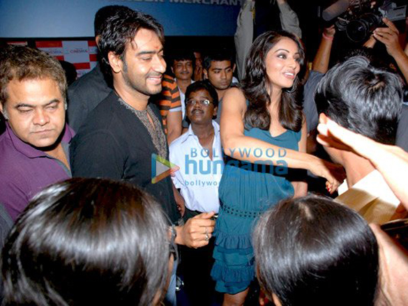 ajaybipasha and rohit promote all the best 11