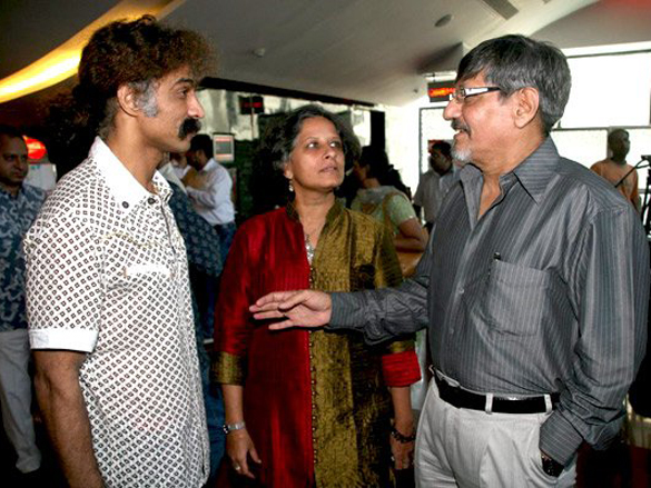 amol palekar and makrand at the media meet of samaantar 10