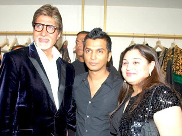 big b and katrina kaif grace vikram phadnis store opening 2