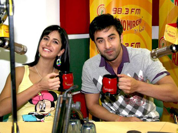 film promotion of ajab prem ki ghazab kahani on radio mirchi 4