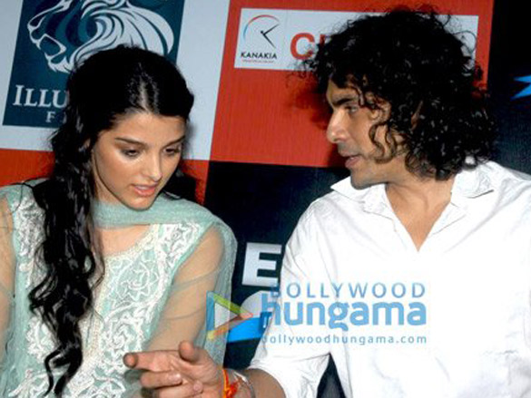 giselle monteiro at the press meet of love aaj kal 3