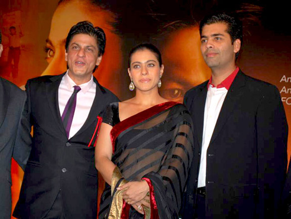 shahrukhkajol and karan unveil the first look of my name is khan 3