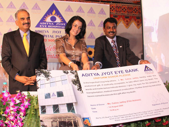 celina jaitly at aditya jyot eye hospital 2